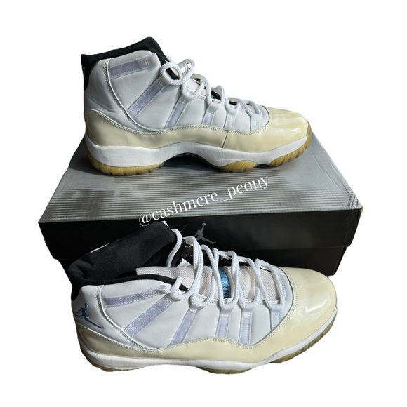 NIB Nike Air Jordan 11 Retro White/Columbia Blue-Black 2001136046-142